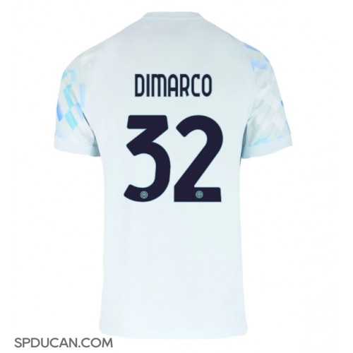 Muški Nogometni Dres Inter Milan Federico Dimarco #32 Gostujuci 2025-26 Kratak Rukav Muški Nogometni Dres Inter Milan Federico Dimarco #32 Gostujuci 2025-26 Kratak Rukav